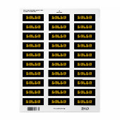 Salsa Dancing Gold Wirbel individuell anpassbar (Vorne)