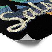 Salsa Dancing Latin Salsero Poster (Ecke)