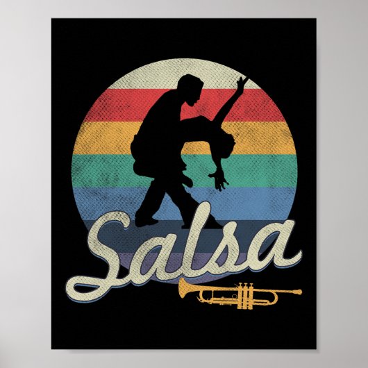Salsa Dancing Latin Salsero Poster (Vorne)