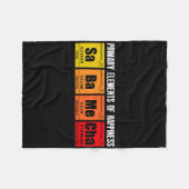 Salsa Dancing Salsa Bachata Merengue Dancer Fleecedecke (Vorderseite (Horizontal))
