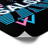 Salsa Dancing Salsa Dancer Retro Poster (Ecke)