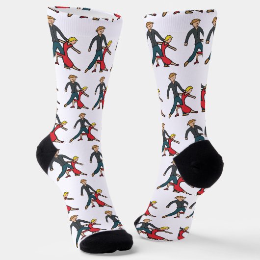 Salsa Dancing Socken (Gewinkelt)