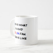 Salsa-Fan, avid Kaffeetasse (Vorderseite Links)