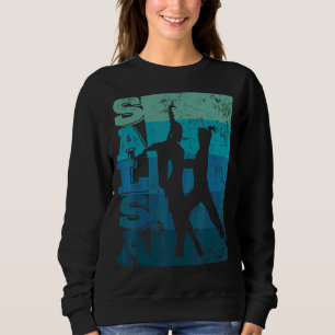 Salsa Festival Vintages Latino Dance für Salsero u Sweatshirt