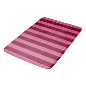 Salsa Flamingo Pink Stripe Badematte (Schrägansicht)