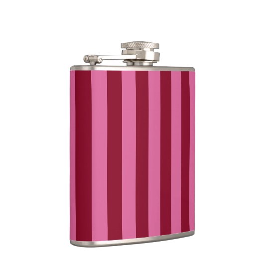 Salsa Flamingo Pink Stripe Flachmann (Rechts)