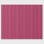 Salsa Flamingo Pink Stripe Geschenkpapier (Flach)