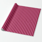 Salsa Flamingo Pink Stripe Geschenkpapier (Ungerollt)