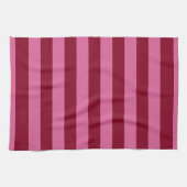 Salsa Flamingo Pink Stripe Geschirrtuch (Horizontal)