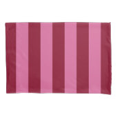 Salsa Flamingo Pink Stripe Kissenbezug (Vorderseite-Links)