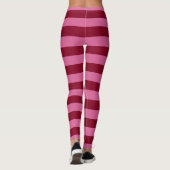 Salsa Flamingo Pink Stripe Leggings (Rückseite)