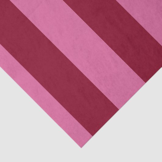 Salsa Flamingo Pink Stripe Seidenpapier (Detail)