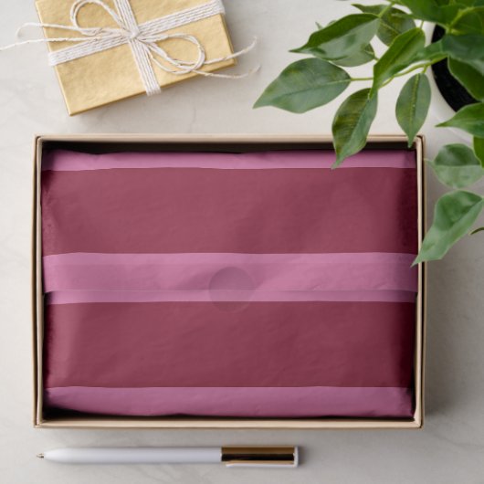 Salsa Flamingo Pink Stripe Seidenpapier (Geschenk)