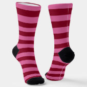 Salsa Flamingo Pink Stripe Socken (Gewinkelt)