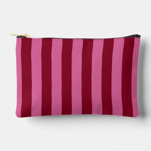 Salsa Flamingo Pink Stripe Zubehörtasche (Vorderseite)