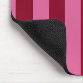 Salsa Flamingo Rosa Streifen Mousepad (Ecke)