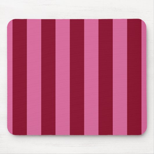 Salsa Flamingo Rosa Streifen Mousepad (Vorne)