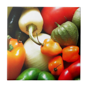 Salsa Gemüse, Tomaten, Paprikaschoten, Zwiebeln Fliese