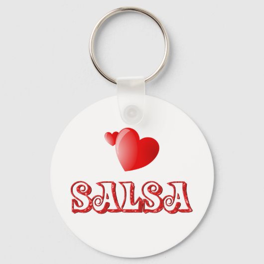 Salsa Hearts Schlüsselanhänger (Vorderseite)