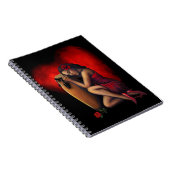 Salsa-Herzschlag-Notizbuch Notizblock (Rechte Seite)