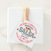 Salsa Homemade frohe Weihnachten aus Küche von Geschenkanhänger (Beispiel)