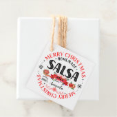 Salsa Homemade Frohe Weihnachtsname Jar Geschenkanhänger (Beispiel)