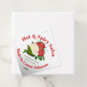 Salsa Hot & Spicy Geschenk Geschenkanhänger (Beispiel)