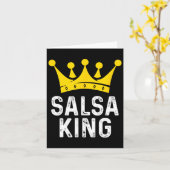 Salsa King - Salsa Dancer Dancing Geschenk für Bal Karte (Gelbe Blume)