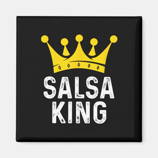 Salsa King - Salsa Dancer Dancing Geschenk für Bal Magnet (Vorne)