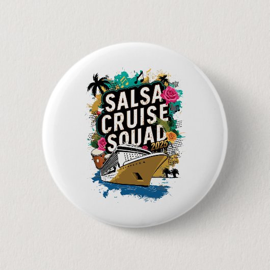 Salsa Kreuzfahrt 2025 Button (Vorderseite)