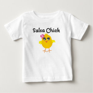 Salsa-Küken Baby T-shirt