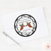 Salsa Label personalisieren Runder Aufkleber (Umschlag)