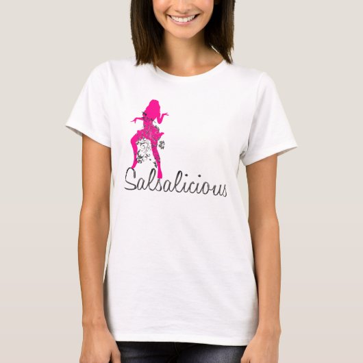SALSA licious T - Shirt mit einem Tanzenmädchen (Vorderseite)