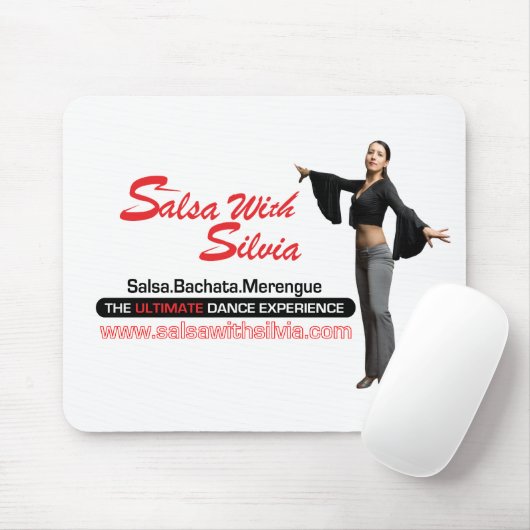 Salsa mit Silvia-Mausunterlage Mousepad (Mit Mouse)
