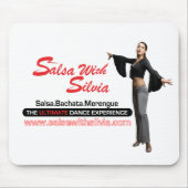 Salsa mit Silvia-Mausunterlage Mousepad (Vorne)