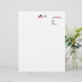 Salsa Moves - Letterhead Briefkopf (Stehend Vorderseite)