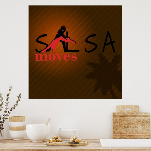 Salsa Moves - Poster (Küche)