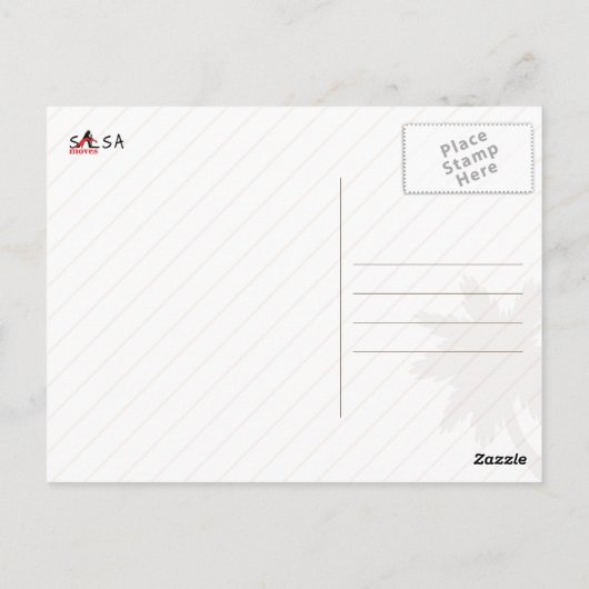 Salsa Moves - Postkarte (Rückseite)