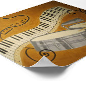 Salsa Music Poster (Ecke)