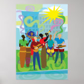Salsa Musicians Poster (Vorne)