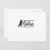 Salsa Postkarte (Vorne/Hinten)