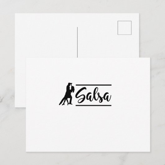 Salsa Postkarte (Vorne/Hinten)