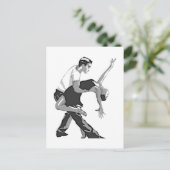 Salsa Postkarte (Stehend Vorderseite)