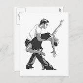 Salsa Postkarte (Vorne/Hinten)