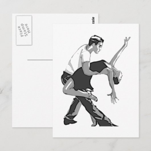 Salsa Postkarte (Vorne/Hinten)