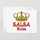 SALSA RULES POSTKARTE (Vorne/Hinten)