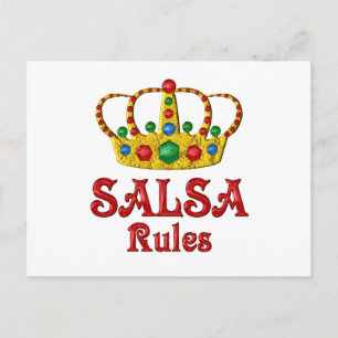 SALSA RULES POSTKARTE