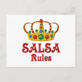 SALSA RULES POSTKARTE (Vorderseite)