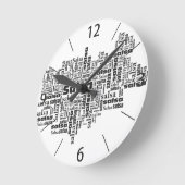 Salsa Runde Wanduhr (Winkel)