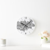 Salsa Runde Wanduhr (Zuhause)